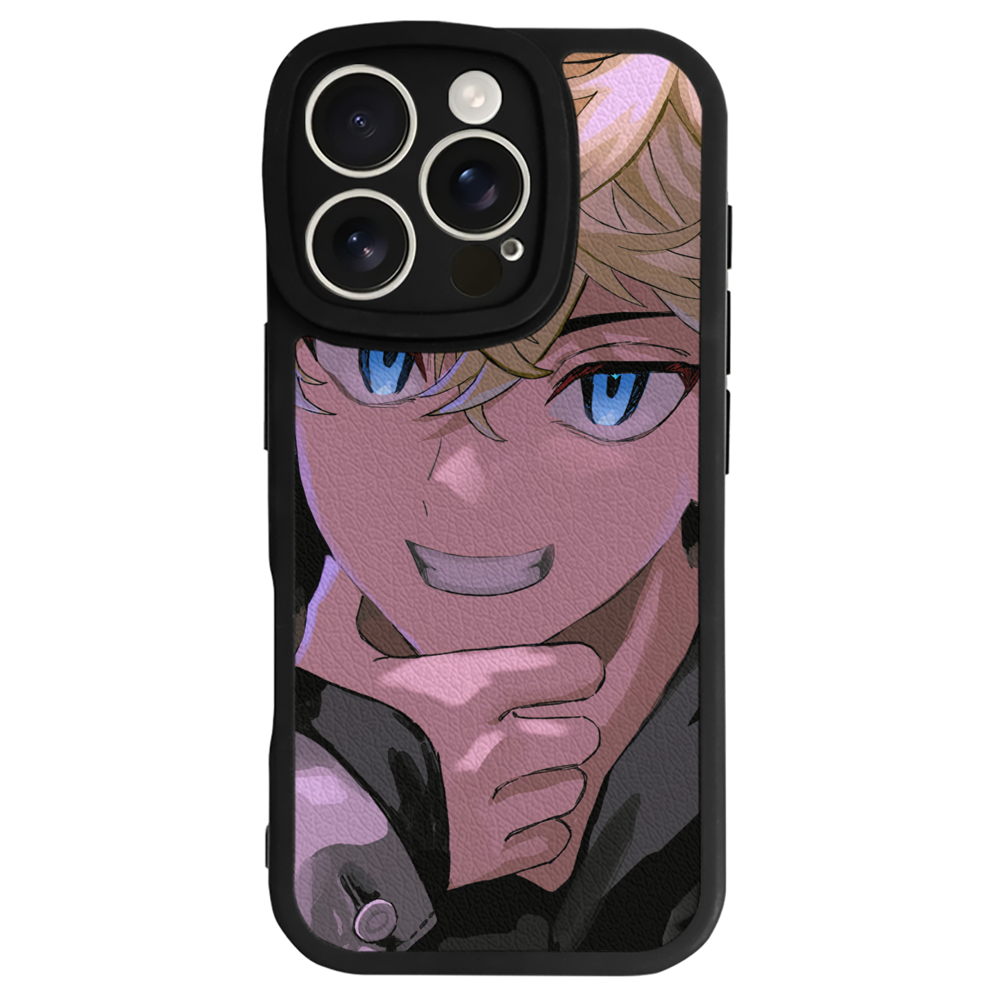 （画像用） 東京リベンジャーズ Tokyo Revengers 【iPhone 16シリーズ対応】シリコンスマホケース（レザー調） 材質：シリコン